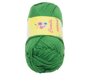 Příze CAMILA natural - 50g / 125 m - tmavá zelená