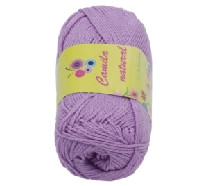 Bellatex Příze CAMILA natural 50g / 125 m Fialová