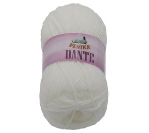 Příze DANTE - 100g / 160 m - bílá