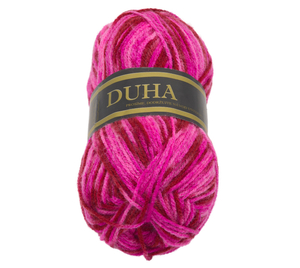 Příze DUHA - 50g / 150 m - světlá růžová, tmavá růžová
