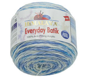 Bellatex Příze HiMALAYA EVERYDAY BATIK 140g / 350 m modrá, bílá