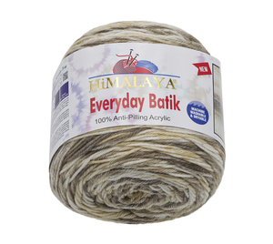 Bellatex Příze HiMALAYA EVERYDAY BATIK 140g / 350 m béžová, hnědá