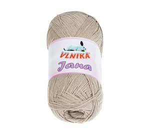 Bellatex Příze JANA 100g / 330 m tmavě béžová