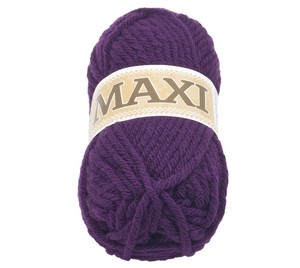 Příze JUMBO MAXI - 100g / 65 m - tmavá fialová