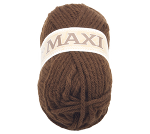 Příze JUMBO MAXI - 100g / 65 m - tmavá hnědá