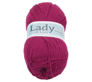 Bellatex Příze LADY de Luxe 100g / 238 m fuchsiová