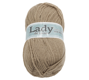 Příze LADY de Luxe - 100g / 238 m - béžová