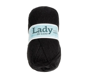 Bellatex Příze LADY de Luxe 100g / 238 m Černá