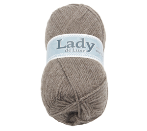 Příze LADY de Luxe - 100g / 238 m - šedá