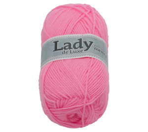 Příze LADY de Luxe - 100g / 238 m - růžová