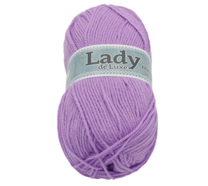 Příze LADY de Luxe - 100g / 238 m - světlá fialová