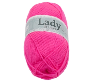Bellatex Příze LADY de Luxe 100g / 238 m Růžová