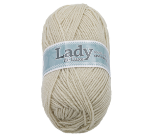 Příze LADY de Luxe - 100g / 238 m - světlá béžová