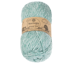 Bellatex Příze MELANGE WOOL 100g / 170 m zelená melír