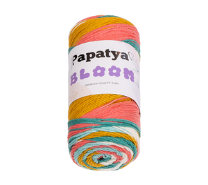 Bellatex Příze PAPATYA BLOOM 100g / 335 m Bílá,Hořčicová,Lososová Bellatex Příze PAPATYA BLOOM 100g / 335 m Bílá,Hořčicová,Lososová