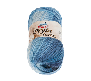 Bellatex Příze PRYIA lurex 100g / 245 m Modrá
