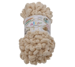 Bellatex Příze PUFFY 100g / 9 m Béžová
