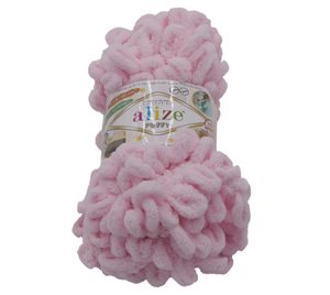 Bellatex Příze PUFFY 100g / 9 m Růžová