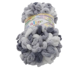 Bellatex Příze PUFFY color 100g / 9 m