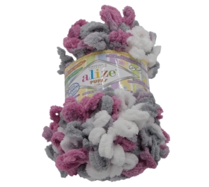 Bellatex Příze PUFFY color 100g / 9 m