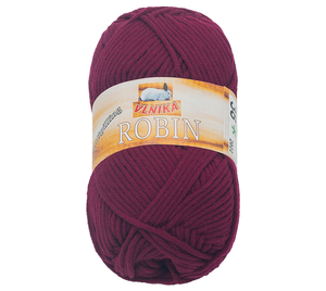 Příze ROBIN - 100g / 150 m - vínová