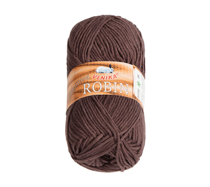 Bellatex Příze ROBIN 100g / 150 m Čokoládová Bellatex Příze ROBIN 100g / 150 m Čokoládová