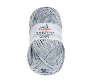 Bellatex Příze SAMET 100g / 100 m středně šedá