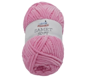 Bellatex Příze SAMET 100g / 100 m Růžová