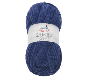 Příze SAMET - 100g / 100 m - tmavá modrá