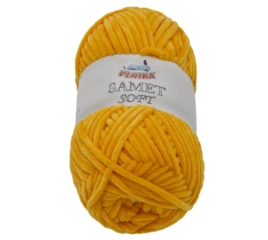 Bellatex Příze SAMET 100g / 100 m Oranžová