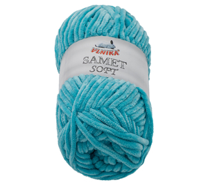 Příze SAMET - 100g / 100 m - tyrkysová