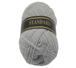 Příze STANDARD - 50g / 150 m - světlá šedá