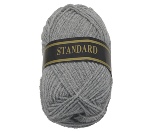 Příze STANDARD - 50g / 150 m - střední šedá
