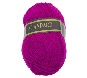 Příze STANDARD - 50g / 150 m - růžová, fialová