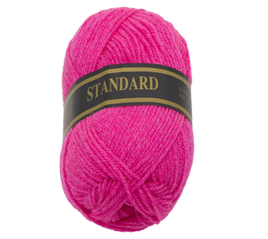 Příze STANDARD - 50g / 150 m - tmavá růžová