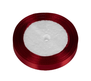 Bellatex Stuha saténová 12 mm / 22,5 m Bordová