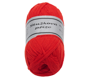 Příze STUŽKOVÁ - 50g / 109 m - červená