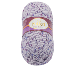 Příze TWEED - 100g / 195 m - fialová s nopky