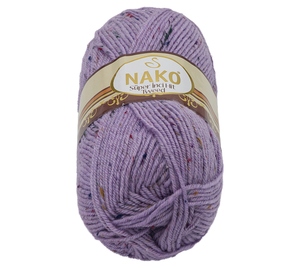 Příze TWEED - 100g / 180 m - fialová s nopky