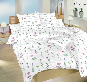 Dadka povlečení krep Herbal starorůžový 140x200+70x90 cm
