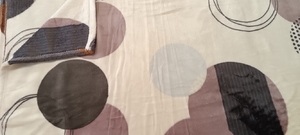Jahu deka mikro Kruhy hnědé 150x200 cm  