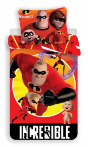 Jerry Fabrics povlečení bavlna Incredibles 02 140x200+70x90 cm 