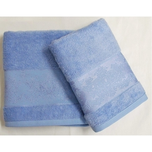 Bambusový ručník Jasmin modrý 50x100 cm 