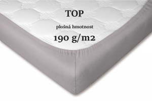 Dadka prostěradlo jersey šedá 60x120 cm