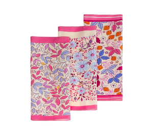 Bellatex Kapesník 30x30cm sada 6ks 30x30 cm 6ks oranžová, růžová, modrá