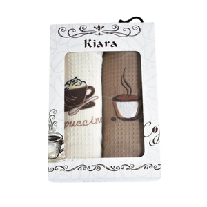 Praktik Dárková sada utěrek Kiara Cappuccino 50x70 cm 2 ks