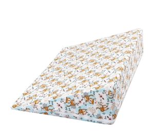 Bellatex Klínový podhlavník 80x50x20 cm Kočka Hnědá,Modrá,Bílá