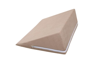 Bellatex POVLAK na klínový podhlavník 80x50x20 cm (povlak na zip) Froté, kávová