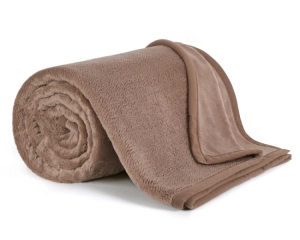 Bellatex Přikrývka KORALL MICRO 200x230 cm 200x230 cm Kávová