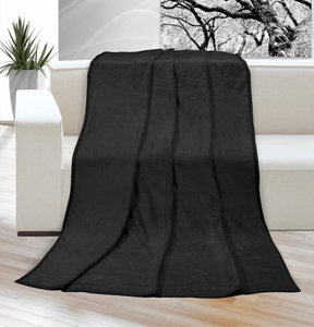 Bellatex Přikrývka KORALL MICRO 200x230 cm 200x230 cm černá